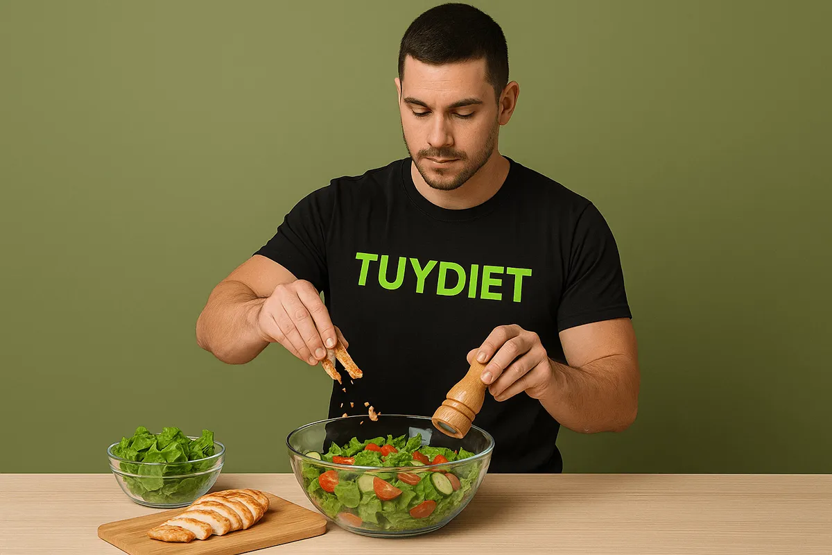 طرز تهیه سالاد رژیمی برای شام-سالا رژیمی-توی دایت فروشگاه معتبر محصولات رژیمی و مکمل ورزشی