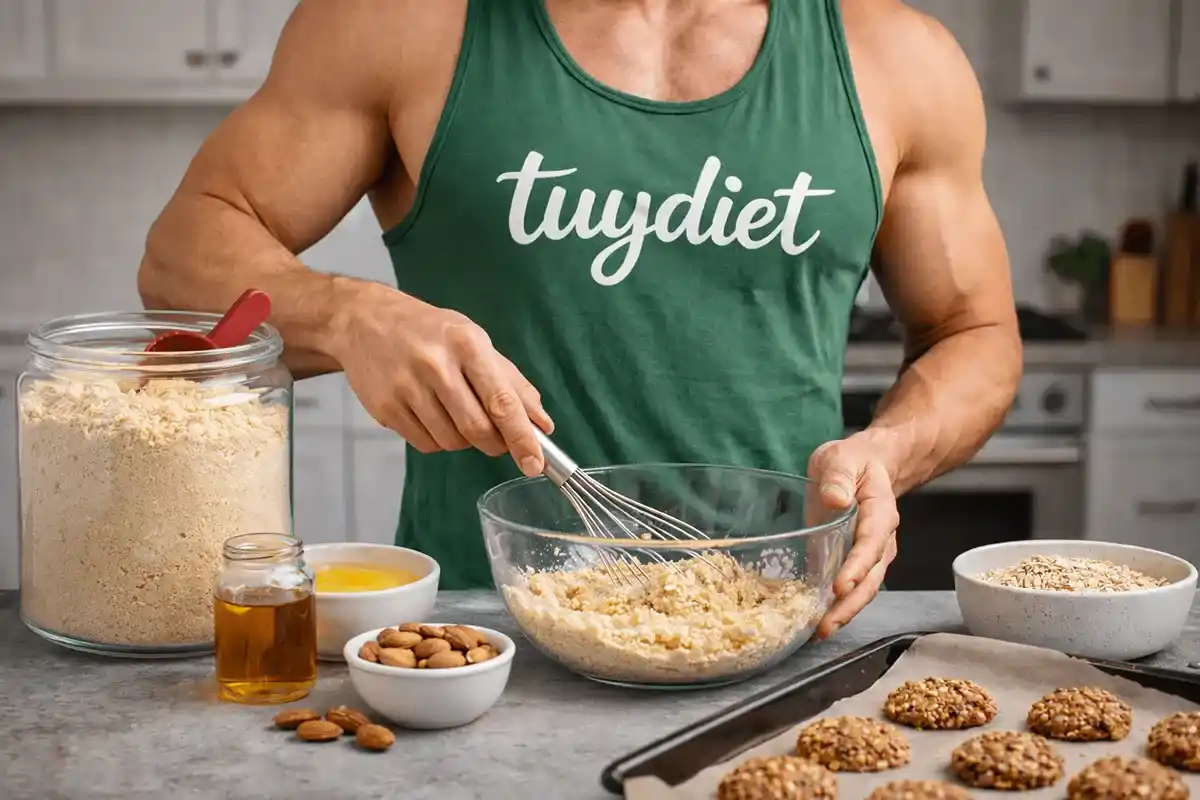 شیرینی رژیمی با آرد بادام-شیرینی رژیمی-توی دایت بهترین سایت خرید محصولات رژیمی و مکمل ورزشی