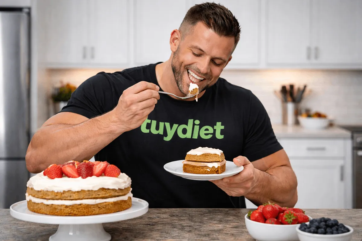 کیک رژیمی با آرد جو دوسر-کیک رژیمی-توی دایت